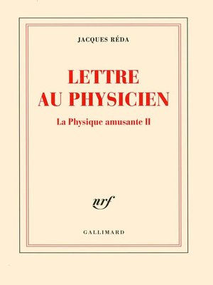 cover image of La Physique amusante (Tome 2)--Lettre au Physicien